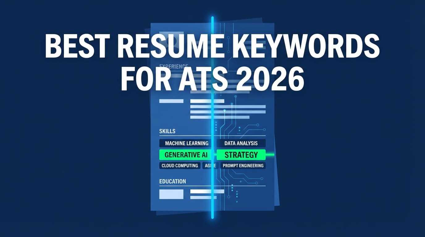 Best Resume Keywords for ATS 2026: Complete Guide (Find, Use, and Place Keywords Without Stuffing)
