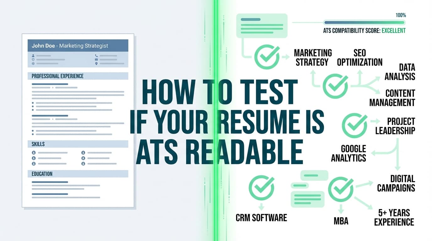 How to Test If Your Resume Is ATS Readable: Complete Guide for 2026 (With Real-World Tests)