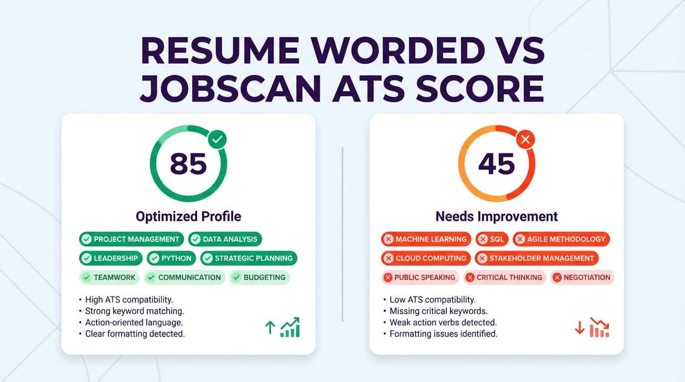 resumeworded vs jobscan ats score