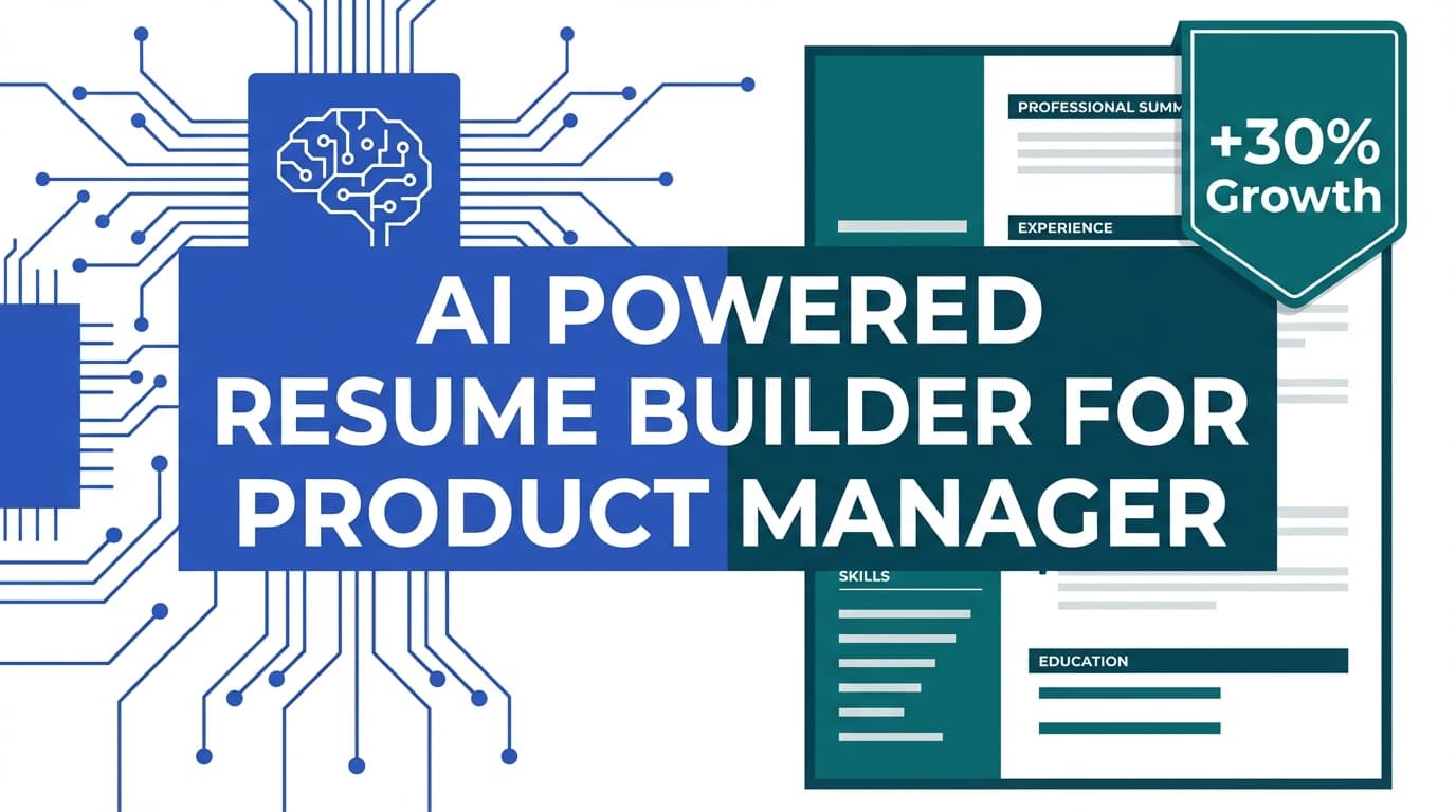 AI Powered Resume Builder for Product Manager - Tailor to the JD + Improve ATS Fit | JobShinobi