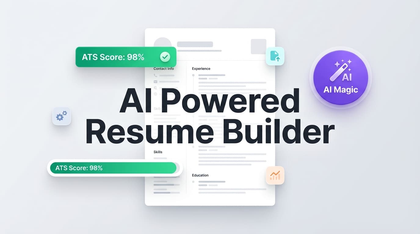 AI Powered Resume Builder with ATS Score - Build, Score, Tailor | JobShinobi